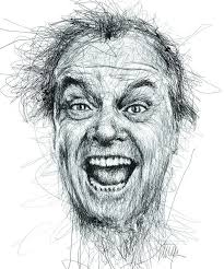 Vince Lowe Sketch Artist Portrait Drawing Scribble Art Scribble Drawing