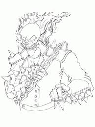 Select from 35496 printable coloring pages of cartoons, animals, nature, bible and many more. Ghost Rider Coloring Pages Free Printable Ghost Rider Coloring Pages