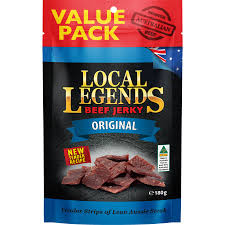 Original beef chief is the manufacturer of premium australian style beef jerky. Local Legends Beef Jerky Original Value Pack 180g Big W