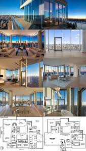 56 Leonard Street Unit Ph53 54 11892 Ft 65 Million Leonard Street Apartment Floor Plans House Plans