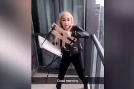 Check spelling or type a new query. Viral Video Shows Woman Tossing Chair From Balcony Onto Toronto Highway