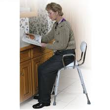 all purpose work stool with padded seat