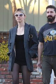 Shia labeouf's rep reveals he and wife mia goth filed for divorce as he steps out with fka twigs. Mia Goth And Shia Labeouf Out In Los Feliz 12 31 2019 Hawtcelebs