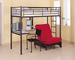 Double bunk bed with sofa underneath. Top 9 Best Loft Beds With Couch Underneath For Teenagers
