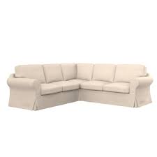 Regular fit, mit paspeln, original cotton, silver grey. Ektorp 2 2 Ecksofa Bezug Soferia Bezuge Fur Ikea Mobel