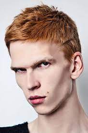 If this is your style, add layers to your short haircut and part your strands to the side. The Best Hairstyles For Red Hair Men To Always Look Rad Dyed Hair Men Red Hair Men Short Red Hair