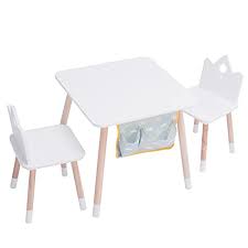 Ships free orders over $39. Kids Wood Play Around Activity Table And Chair Set White Toddler Table For 1 5 Years 3 Piece Set Desk With Storage Bag Modern Kid Furniture Kid Desk Chair Child Learning Table Room Table Study Desk Pricepulse