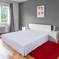 Motorized tv lift, hidden pop up tv lift. Amazon Com Bed Skirt Queen White 15 Inch Fall Hotel Quality Iron Easy Quadruple Pleated Wrinkle And Fade Resistant By Utopia Bedding Home Kitchen