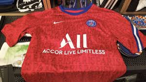 A vibrant design to match the vibrant football produced by les parisiens this psg fourth kit offers a look that'll be enjoyed by the club's fans as well as fashionistas across the world. Leaked Photo Psg S 2020 21 Pre Match Shirt Has Paris Written All Over It Psg Talk