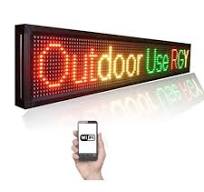 Leadleds 1.36M Outdoor Led Signs WiFi Led Display Programmable Message