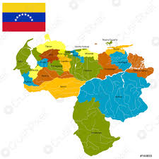 Perfekte home wall art dekor, lange distanz geschenk, bewegen weg geschenk, beste freundin druck, personalisierte geschenk. Distrikt In Venezuela Stock Vektorgrafi Crushpixel
