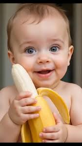 Video De Uma Criança Comendo Banana