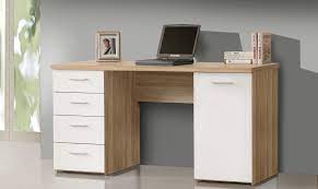 Informiere dich über neue schreibtisch sonoma eiche nachbildung. Pc Schreibtisch Sonoma Eiche Nachbildung Weiss Ca 145x76x60 Cm Online Kaufen Bei Schulenburg