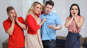 MomSwap - Gorgeous Mature Babes End Their Boys Fight By Having Hot Orgy  Rough Fuck