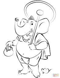 Arte ganesha ganesha drawing ganesha sketch lord ganesha ganesh tattoo hindu tattoos symbol tattoos buddha kunst cat art. Cartoon Ganesha Coloring Page Free Printable Coloring Pages Coloring Home