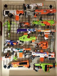 Omg i have got to do this in my boys rooms. Nerf Gun Wall Reno Dads