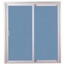 Reliabilt 311 Series 58 75 In Dual Pane Clear Vinyl Sliding Patio Door Rough Opening 59 1 4 Patio Doors Reliabilt Vinyl Sliding Patio Door