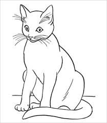 Coloring pages of a cat. Cat Coloring Page 9 Free Pdf Jpg Format Download Free Premium Templates