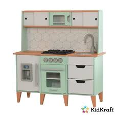 Kidkraft Cuisine Enfant En Bois Mid Century Avec Ez Kraft Assembly Cuisine Enfant Dinette Cuisine Enfants Modernes