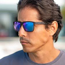 Polarized Classic Blue Mirror Sunglasses