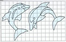 Dolfijnen Dieren Mozaiektegeltjes Enzo Mozaiekpatronen Mozaiek Patronen
