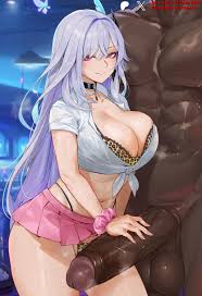 genshin impact, skirk (genshin impact), duxvector, 1boy, ai generated -  Rule 34 World