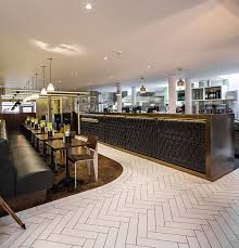 Ceramic Tiles Solus Commercial Tile Herringbone Floor Dining Inspiration