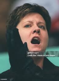 St. Paul, MN., 2/24/2000. Girls hockey state tournament: Hibbing vs....  News Photo