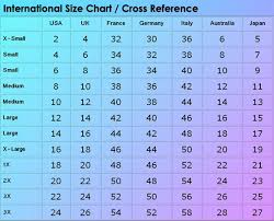 Sizing Charts Diskreet Club