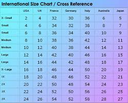 Sizing Charts Diskreet Club