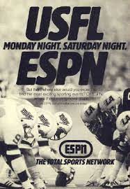 Usfl Espn Print Ad American Football League World Football League World Football