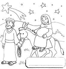 Joseph and mary traveled to bethlehem because of a roman census and bethlehem was joseph's home town. Mary And Joseph Travel To Bethlehem Coloring Pages Nativity Coloring Pages Super Coloring Pages Coloring Pages