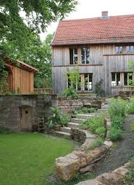 Aussenansicht Fachwerkhaus Mit Aussendammung Und Holzverkleidung Modernes Bauernhaus Aussen Hauswand Aussendammung