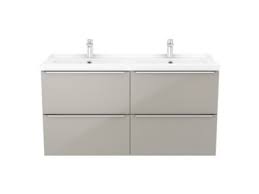 Media.castorama.fr goodhome imandra 120 | compatibil cu gama de mobilier pentru bai imandra. Meuble Sous Vasque A Suspendre Goodhome Imandra Gris 120 Cm Plan Vasque Lana Castorama