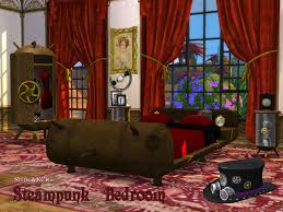 Part of the elegant steampunk bedroom set found in tsr category 'sims 4 beds'. Shinokcr S Bedroom Steampunk