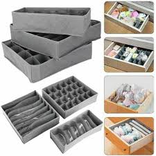 About 7% of these are storage boxes & bins, 0% are storage holders & racks, and 0% are storage bags. Storage Solutions 6pcs Storage Box Drawer Divider Underwear Sock Tie Pants Wardrobe Organizer Tidy Home Furniture Diy Logos Mk