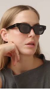 The gorgeous Em wears our Hailey Black Frames