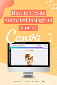 Some of them offer free plans too, which are suitable for newbie. How To Create Animated Instagram Stories Canva Tutorials Brand Identity Design Made On Sundays Studio