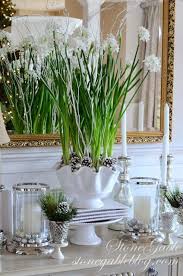 Christmas Paperwhites Stonegable Christmas House Tour Christmas House Christmas Holidays
