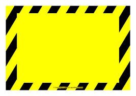 Polish your personal project or design with these attention sign transparent png images, make it even more personalized and more attractive. Editable Warning Danger Sign Templates Sb10387 Sparklebox
