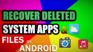 Tap the cloud icon next to the app you want to restore. Get Deleted System Apps Back Archives Android Data Recovery Blog