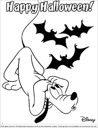 The disney halloween coloring pages printable showcase all your kid's favorite characters dressed in costumes and as themselves, surrounded by symbols which are intrinsic to the celebration of the festival. Halloween Disney Coloring Picture For Kids Coloring Library