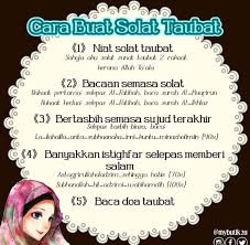 Penjelasan tata cara sholat taubat. Solat Taubat Solat Taubat Kena Buat Denaihati Network Facebook