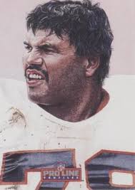 1992 PROLINE PROFILES ANTHONY MUNOZ SIGNED AUTO WITH STAMP