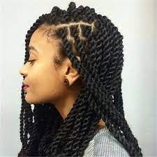 Jumbo Senegalese Twist With Kanekalon Hair Tutorial Foto Video Natural Hair Styles Box Braids Hairstyles Curly Hair Styles