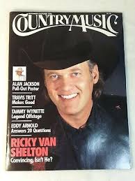 Country Music Magazine Sept/Oct 1990 No 145 Ricky Van Shelton Jackson  Wynette