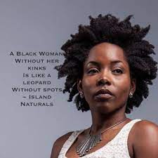 Having black hair is unique in that black women change up styles a lot. Natural Hair Quote Uploaded By Tipharah On We Heart It