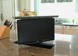tv in kitchen
