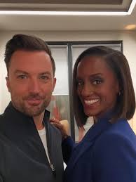 Going thru the archives — scene with me and Burt Grinstead