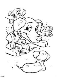101 dalmatians is the animated feature film released vy walt disney in 1961. 101 Dalmatians Coloring Pages 41 Free Disney Printables For Kids Coloring Home